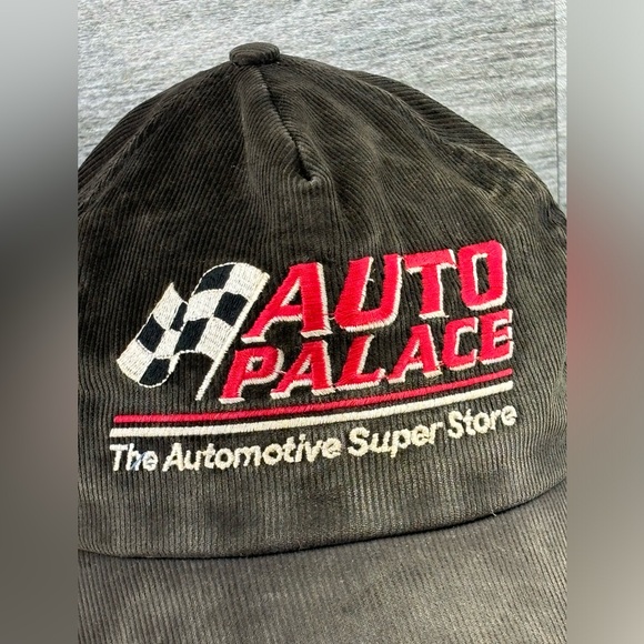 VTG Auto Palace Corduroy Ocean Specialties USA Snapback Trucker Hat Black OSFA - Picture 7 of 13